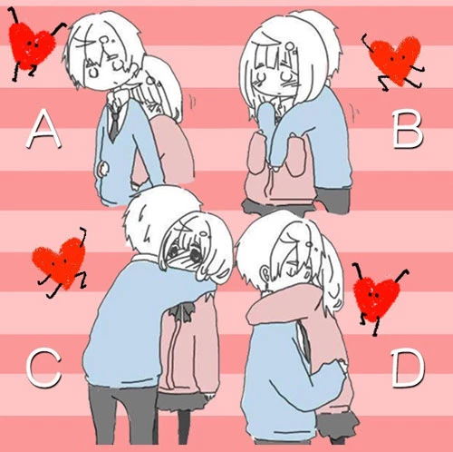 Kiểu ôm nào bạn thích nhất?
