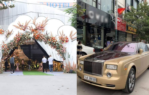 Xôn xao đám cưới bạc tỷ của con nhà đại gia ở Quảng Ninh: Đón dâu bằng "xế hộp" Maybach, thực đơn toàn sơn hào hải vị