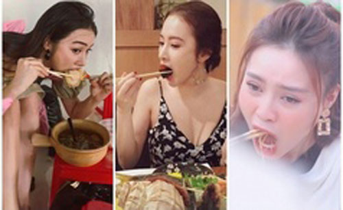 Ăn uống đến méo cả miệng nhưng những mỹ nữ này vẫn được khen xinh hết nấc