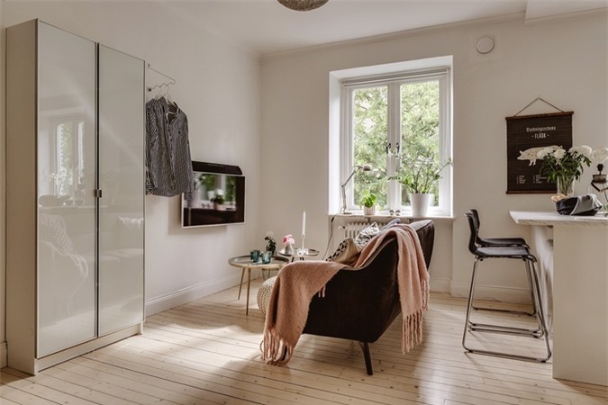 Căn hộ nhỏ tin hin chỉ hơn 30m² vẫn có thể tạo nên một không gian sống tuyệt đẹp nhờ những sáng tạo của gia chủ