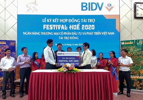 Nhiều ngân hàng tài trợ cho Festival Huế 2020