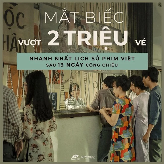 Mắt Biếc đạp đổ mọi kỷ lục với 2 triệu vé trong 13 ngày - Ảnh 1.