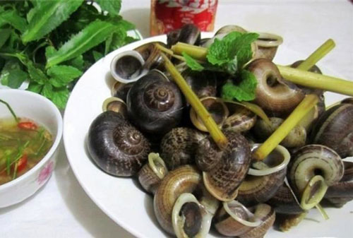 Thưởng thức ốc đá Suối Bàng - món ngon có một không hai của Sơn La