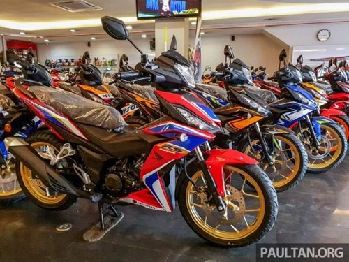 2020 Honda RS150R V2 được phát hiện tại đại lý Malaysia