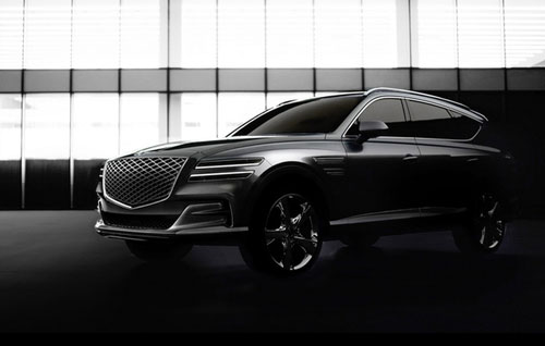 Genesis GV80 - SUV Hàn đấu BMW X5 lộ ảnh và thông tin chính thức đầu tiên