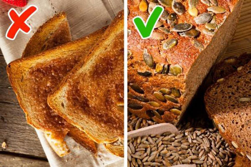 Bánh mì trắng: Theo các chuyên gia, bánh mì trắng không nên dùng cho bữa sáng. Bởi đây là thực phẩm khi được nướng ở nhiệt độ cao nhiều lần sẽ làm sản sinh ra chất gây ung thư.