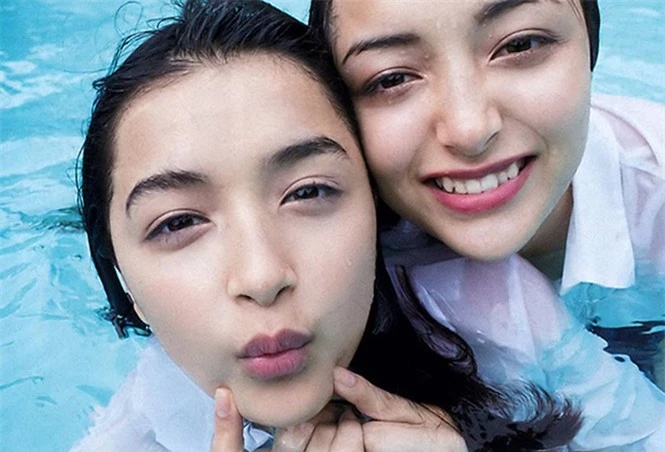  Cặp chị em lai Romani Nhật Bản xinh đẹp như thiên thần - ảnh 4
