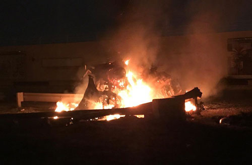 Sân bay Iraq gần căn cứ Mỹ tê liệt vì bị nã rocket