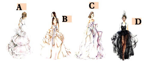 Bạn chọn bộ váy cưới nào?