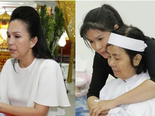 Những giọt nước mắt rơi trong lễ tang nghệ sĩ Nguyễn Chánh Tín: "Tuần trước anh còn rủ đi nhậu, vậy mà giờ không còn"
