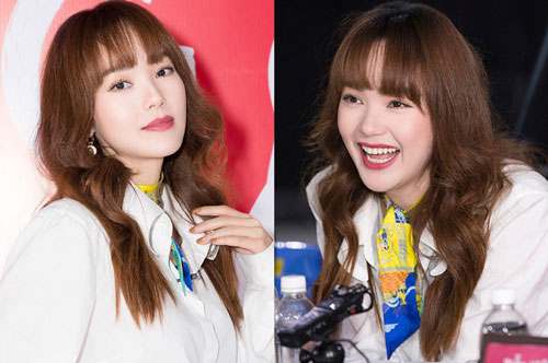 Biểu cảm đáng yêu của Minh Hằng khi lạc giữa "rừng" trai đẹp chuẩn soái ca 6 múi