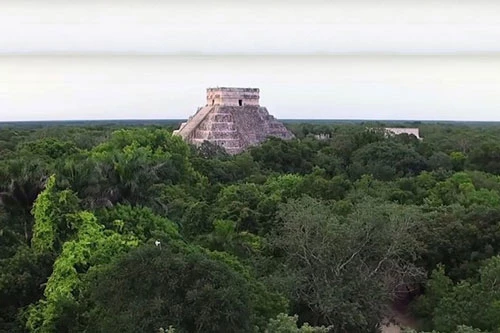 Khu vực cung điện mới được phát hiện ở Mexico. 