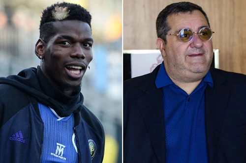 Pogba và Raiola.