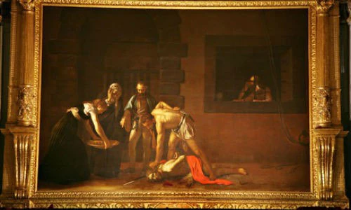 Bức họa "Thánh John Tẩy giả bị trảm quyết của Caravaggio