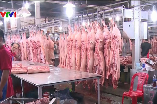 Hà Nội: Không khan hiếm thịt lợn dịp Tết Nguyên đán