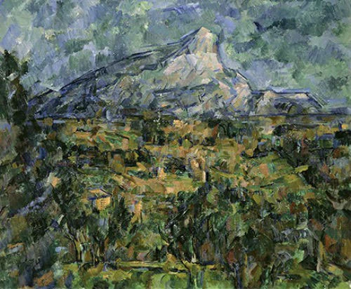 Bức họa "Mont Sainte-Victoire" của Cézanne