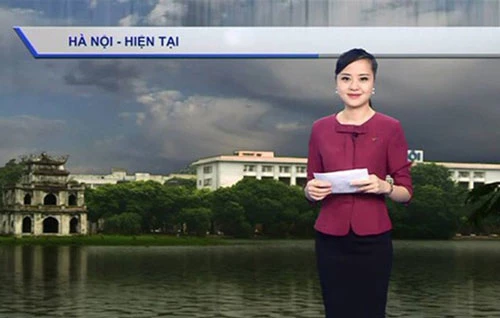 Ngọc Bích từng là MC dẫn "Bản tin thời tiết" quen thuộc của VTV.