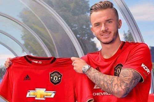 James Maddison khiến CĐV choáng váng khi mặc áo M.U