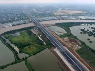 Khởi công xây dựng nút giao vào cao tốc Hà Nội - Hải Phòng