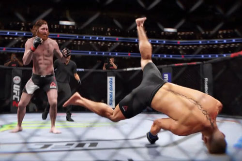Những tình huống ‘khó đỡ’ nhất trong làng UFC 2019