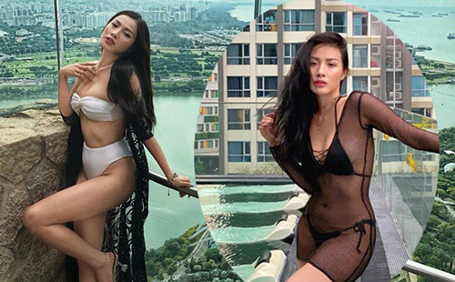 Bạn gái cũ của ca sĩ Lương Bằng Quang tung loạt ảnh mặc bikini gợi cảm