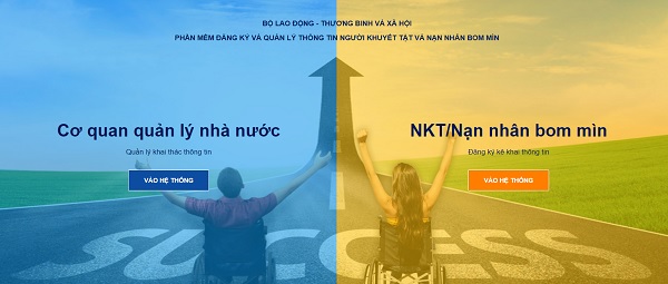 75.000 người khuyết tật đăng ký thông tin trên phần mềm thông tin người khuyết tật và nạn nhân bom mìn