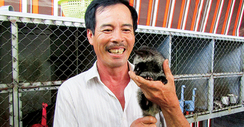 Nuôi loài thú 2 mắt đỏ như hạt lựu, cứ bán 1 con thu 1,7 triệu đồng