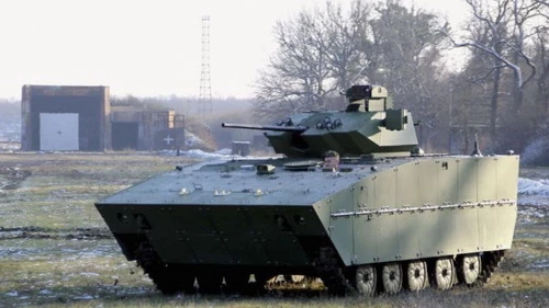 Nguyên mẫu xe chiến đấu bộ binh nâng cấp M80AB1. Ảnh: Jane's Defense Weekly.