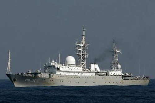 Mỹ "đánh trống la làng" vì tàu Nga do thám?