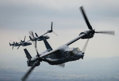 "Chim ưng siêu dị" V-22 cấp tốc đổ quân xuống đại sứ quán Mỹ tại Iraq