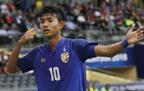 Tiền đạo U23 Thái Lan phá kỷ lục của VCK U23 châu Á chỉ sau 12 phút xuất hiện