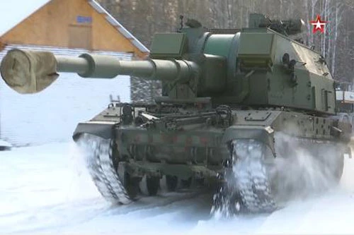Nga thử pháo Coalition-SV.