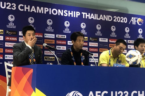 HLV Nishino tuyên bố không ngán các đối thủ của U23 Thái Lan tại bảng A