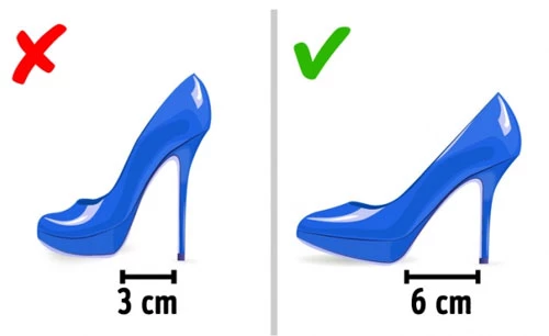 Cho dù bạn yêu thích giày cao gót đến mức nào, bạn sẽ phải lựa chọn những đôi giày có chiều cao khiêm tốn hơn để sử dụng hàng ngày.