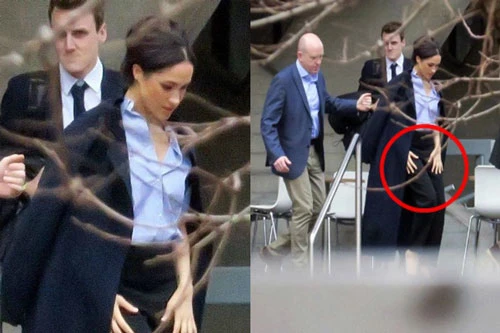 Meghan Markle bí mật xuất hiện nhưng không đeo nhẫn cưới.