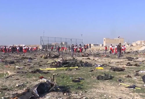 Iran mời Mỹ tham gia điều tra vụ rơi máy bay