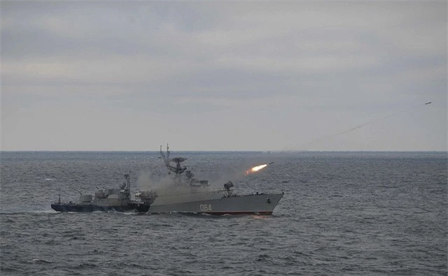 Tổng thống Putin lên tàu tuần dương thị sát tập trận gần Crimea - 8