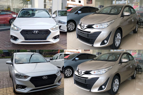 So sánh Toyota Vios 1.5E MT và Hyundai Accent 1.4MT Base