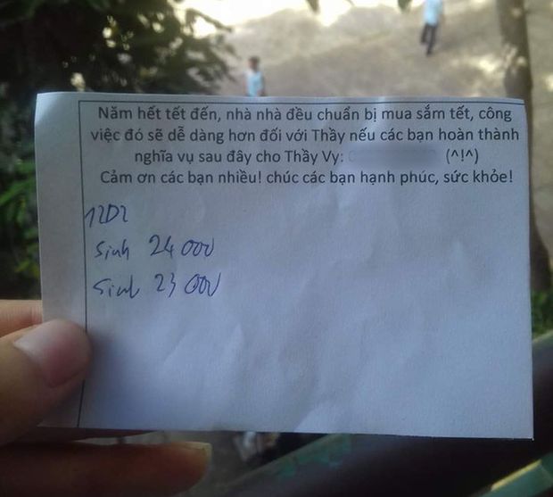 Thầy giáo đòi nợ tiền photo siêu đáng yêu gây dân mạng phấn khích