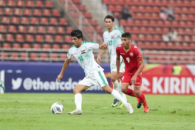 U23 Iraq đã trải qua trận hòa hú vía trước U23 Bahrain