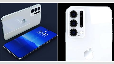 iPhone 12 Pro tuyệt đẹp với 6 camera sau, Face ID đục lỗ