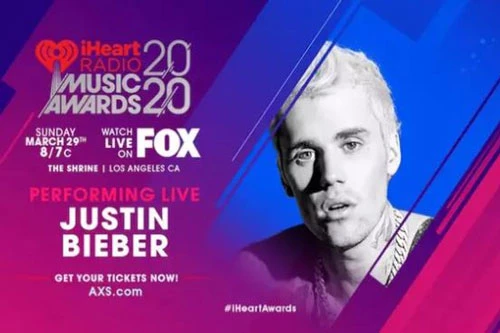 Justin Bieber biểu diễn tại iHeartRadio Awards 2020