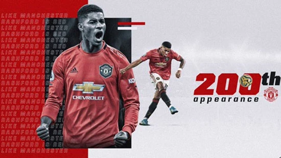Rashford lập cú đúp trong ngày cán mốc 200 trận cho M.U Rashford lập cú đúp trong ngày cán mốc 200 trận cho M.U