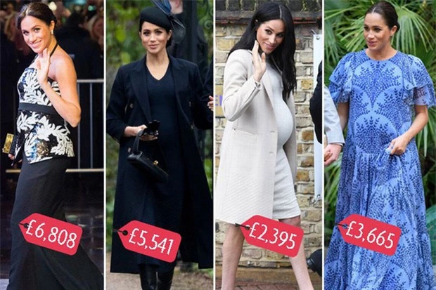 Meghan Markle bao lần như "tát vào mặt" cả Hoàng gia Anh, lên đồ lấn lướt cả Công nương Diana và Kate Middleton - Ảnh 7.