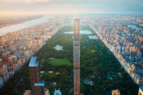 Bên trong tòa nhà mỏng nhất hành tinh, cao hơn 435m