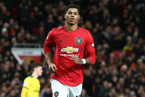 Tiền đạo: Marcus Rashford (M.U).