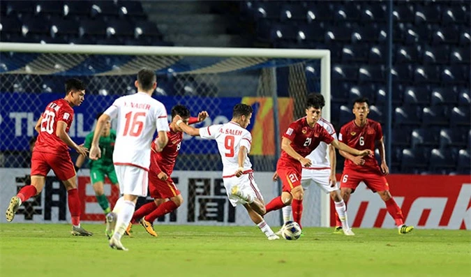 Đình Trọng gần như chắc chắn sẽ đá chính trận quyết định với U23 Jordan - Ảnh: Minh Tuấn 