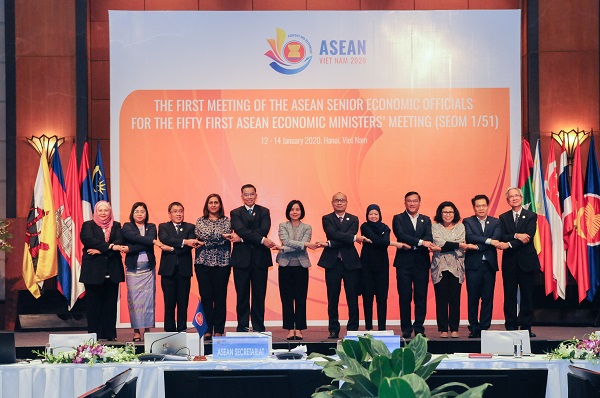 Hội nghị hẹp các Quan chức Kinh tế cao cấp ASEAN lần thứ nhất năm 2020 tại Hà Nội 