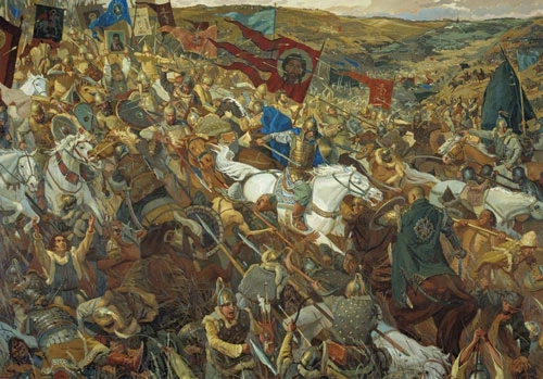 Diễn ra ngày 8/9/1380, trận Kulikovo được coi là trận đánh giáp lá cà đẫm máu nhất lịch sử nước Nga.