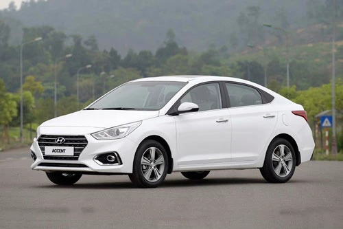 3. Hyundai Accent (doanh số: 19.719 chiếc).